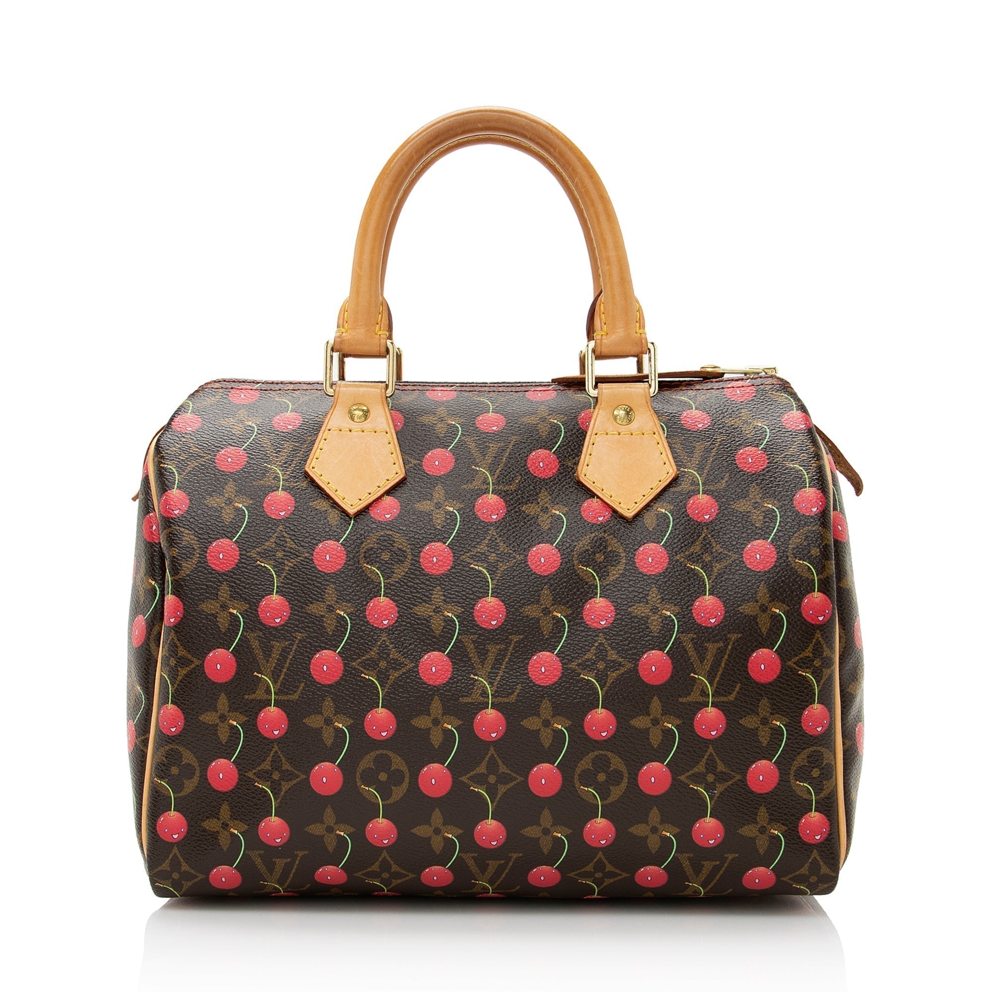 Louis Vuitton Limited Edition Cerises Speedy 25 Satchel (SHF-22166)