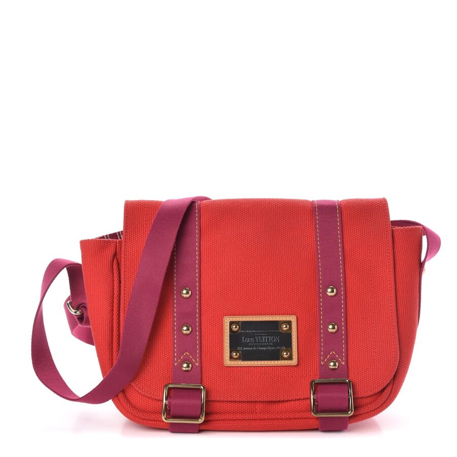 Louis Vuitton Red Antigua Besace PM Shoulder Bag