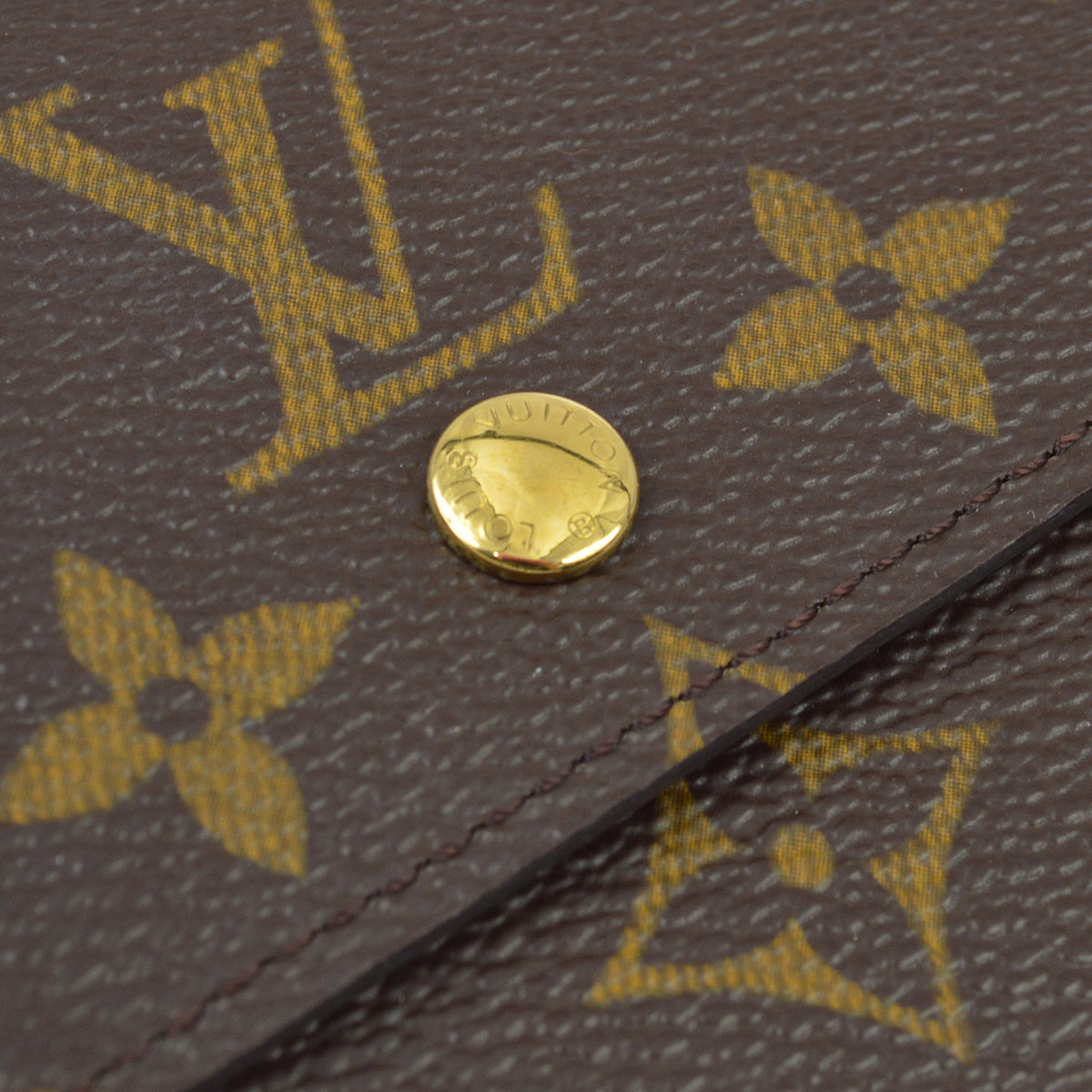 Louis Vuitton Monogram Porte Monnaie Billet Cartes Credit Portafoglio