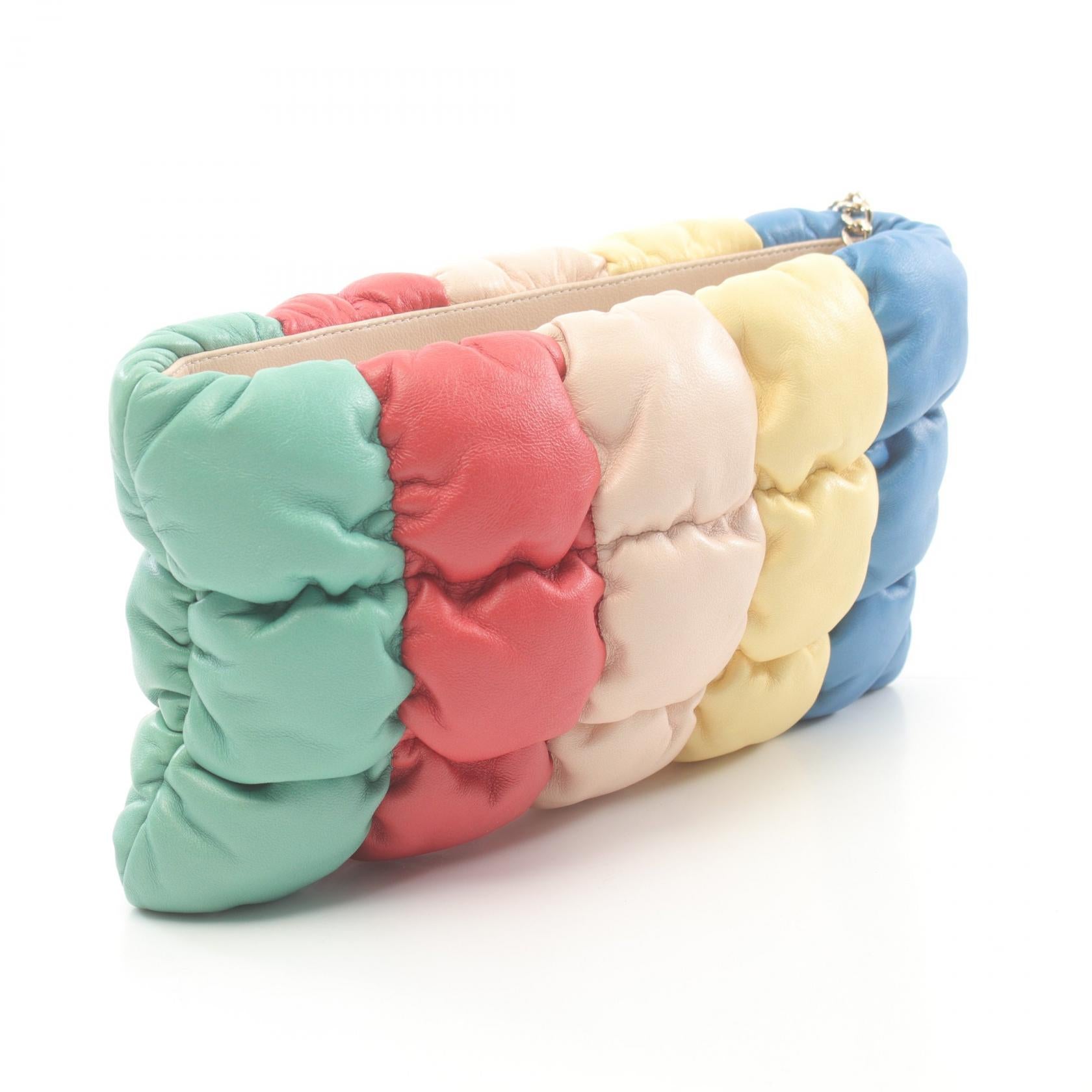 Chanel Lambskin Padded Clutch Bag - Product Image 2