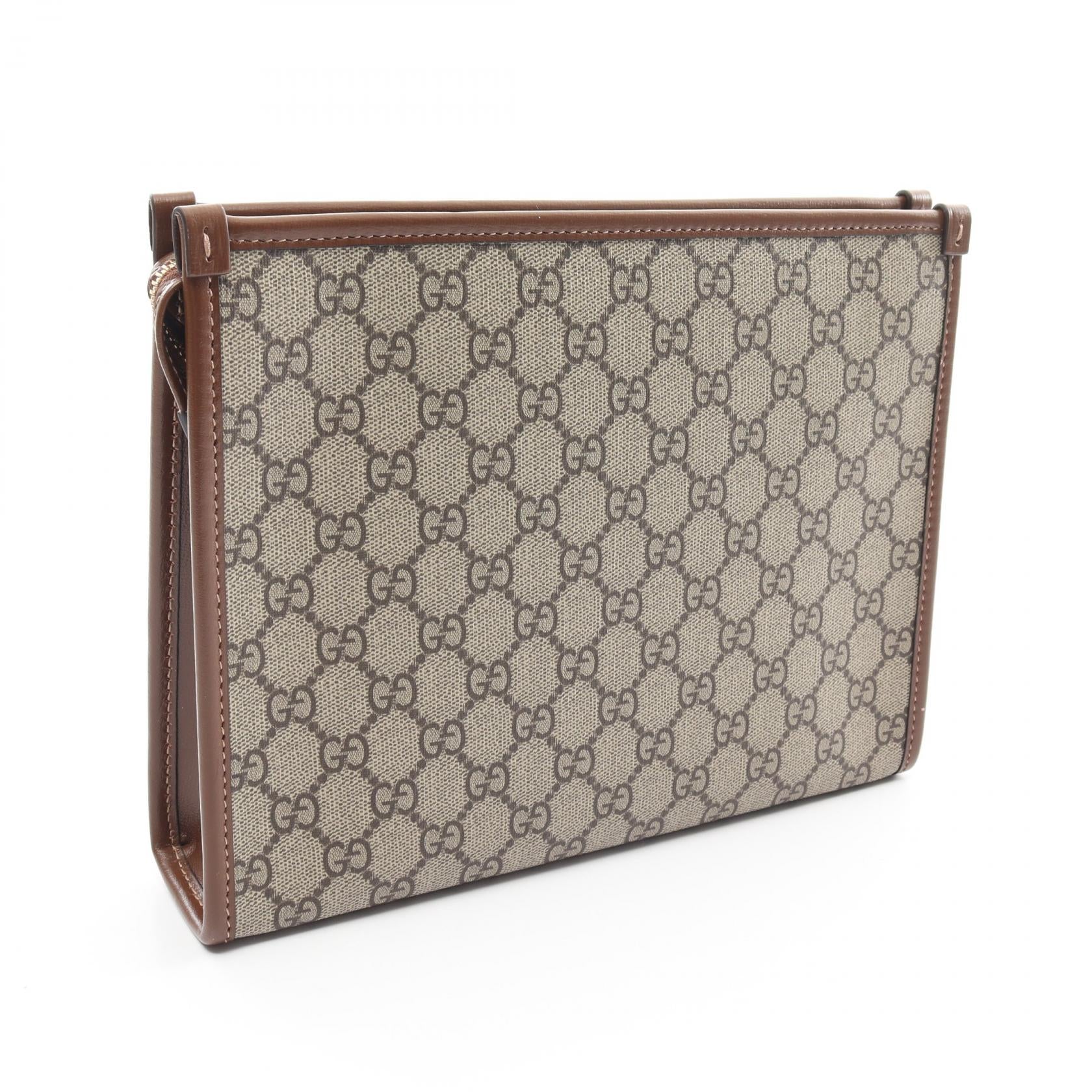 Gucci Interlocking G GG Supreme Clutch Bag - Imagen del producto 2