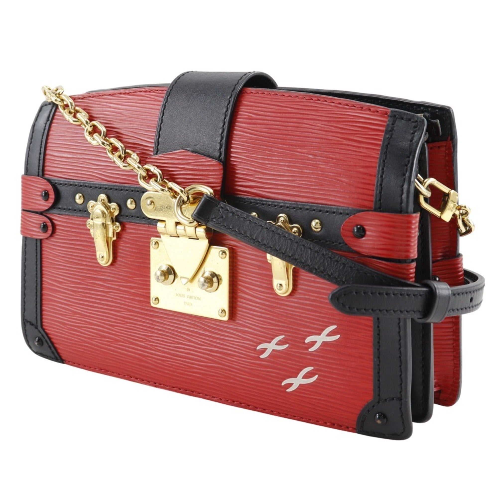 Louis Vuitton Epi Red Color Rouge Epi Leather Clutch Bag Shoulder Bag ( ) - Product Image 2