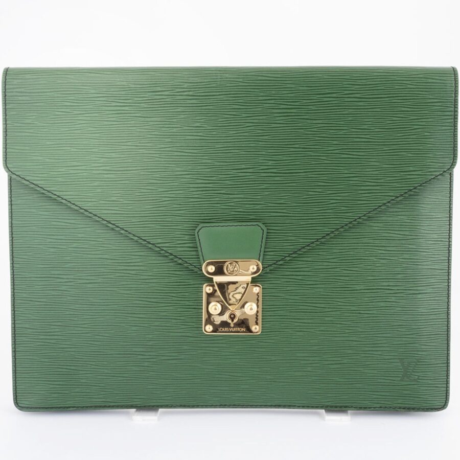 Louis Vuitton Green Epi Leather Clutch Bag ( ) | Studio Nafay