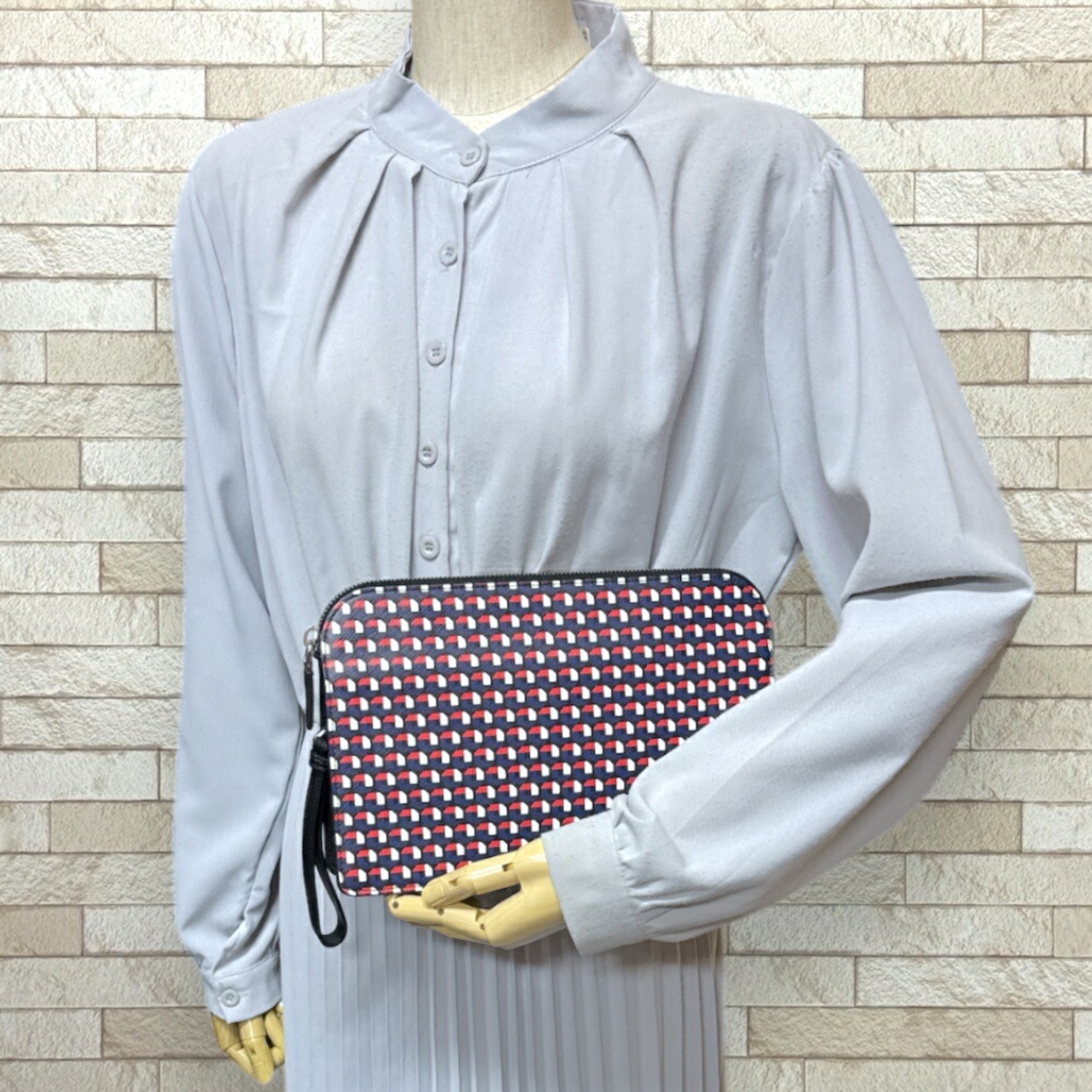 Prada Black Leather Clutch Panier ( ) - Image du produit 2