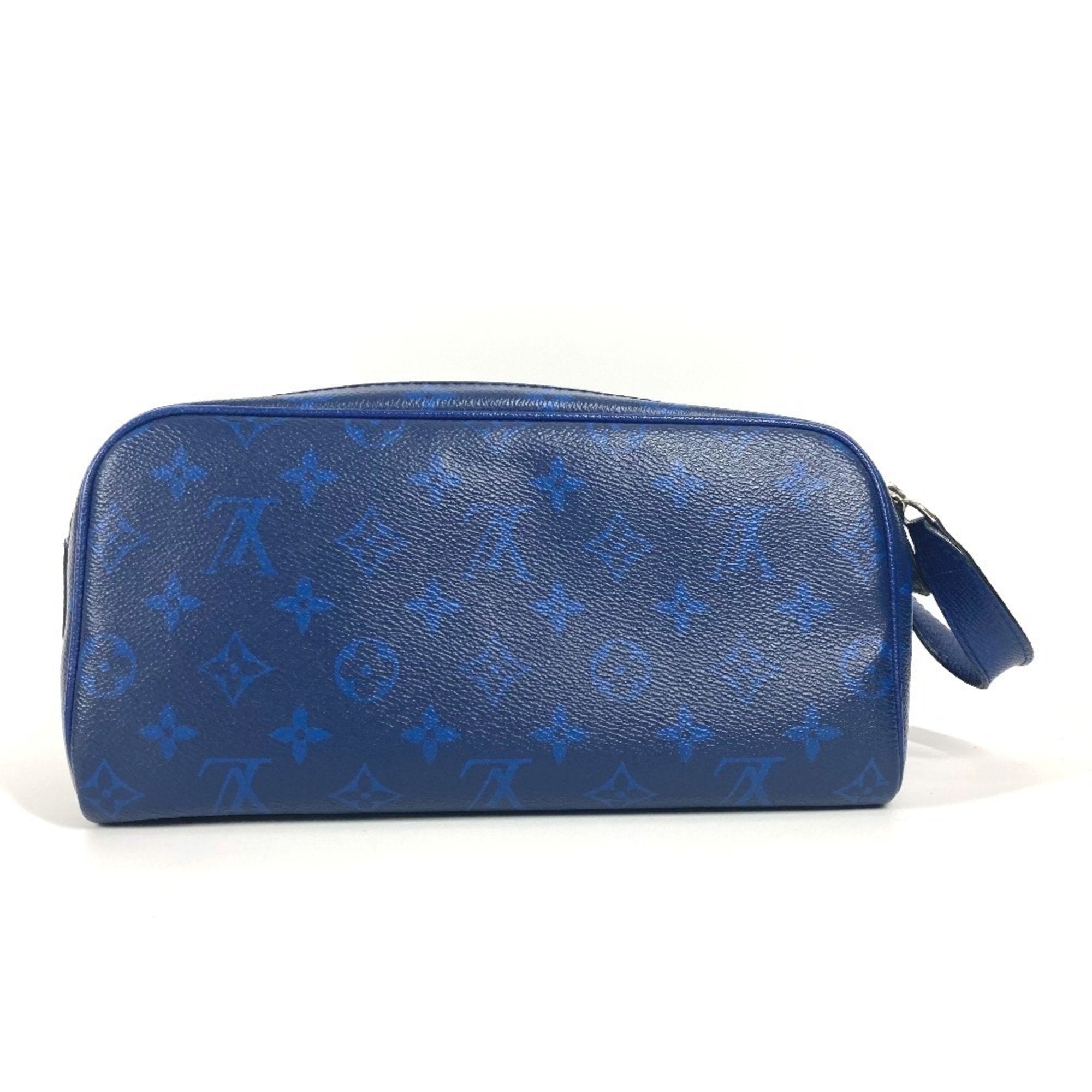 Louis Vuitton Monogram Canvas Blue Clutch Bags