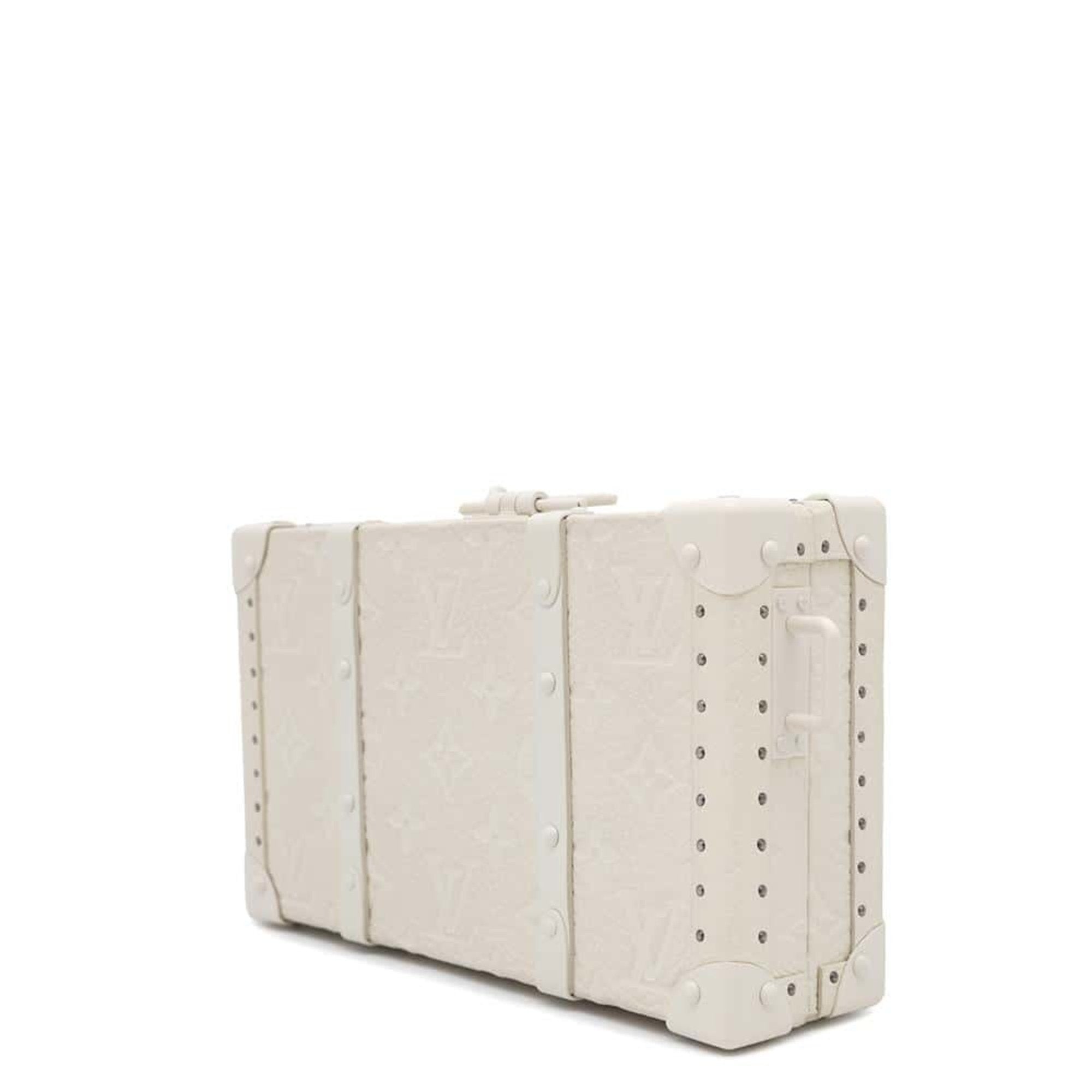 Louis Vuitton Monogram Canvas White Clutch Bags
