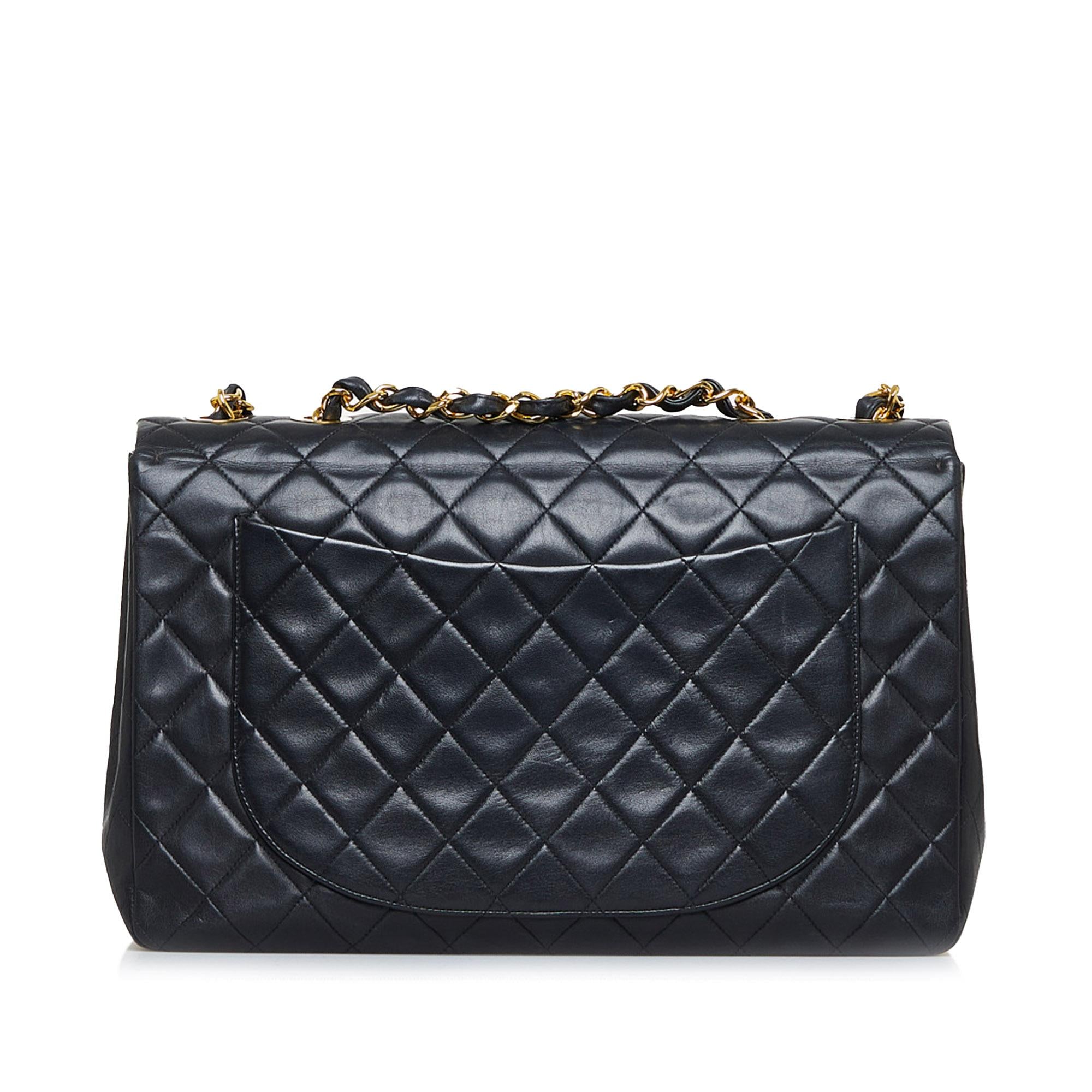 Chanel Jumbo XL Classic Lambskin Maxi Single Flap