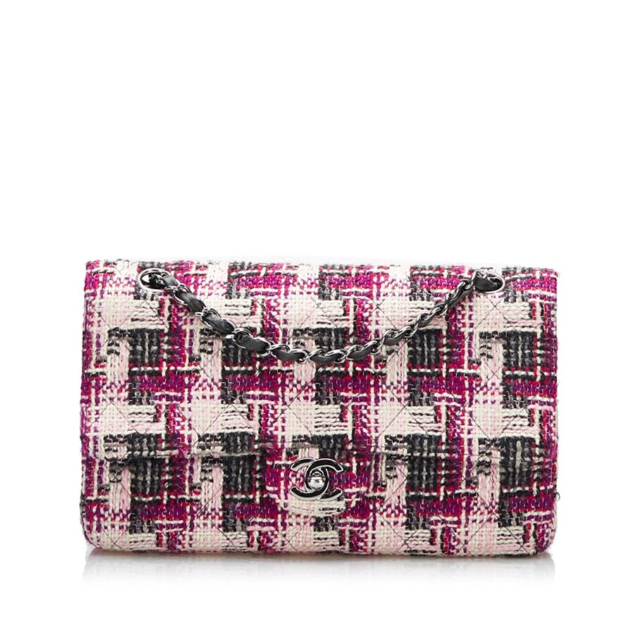 Chanel Medium Classic Tweed Double Flap | Studio Nafay