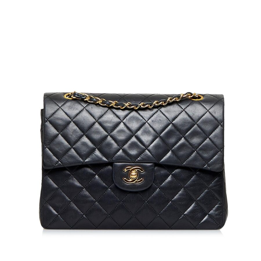 Chanel Medium Tall Classic Lambskin Double Flap | Studio Nafay