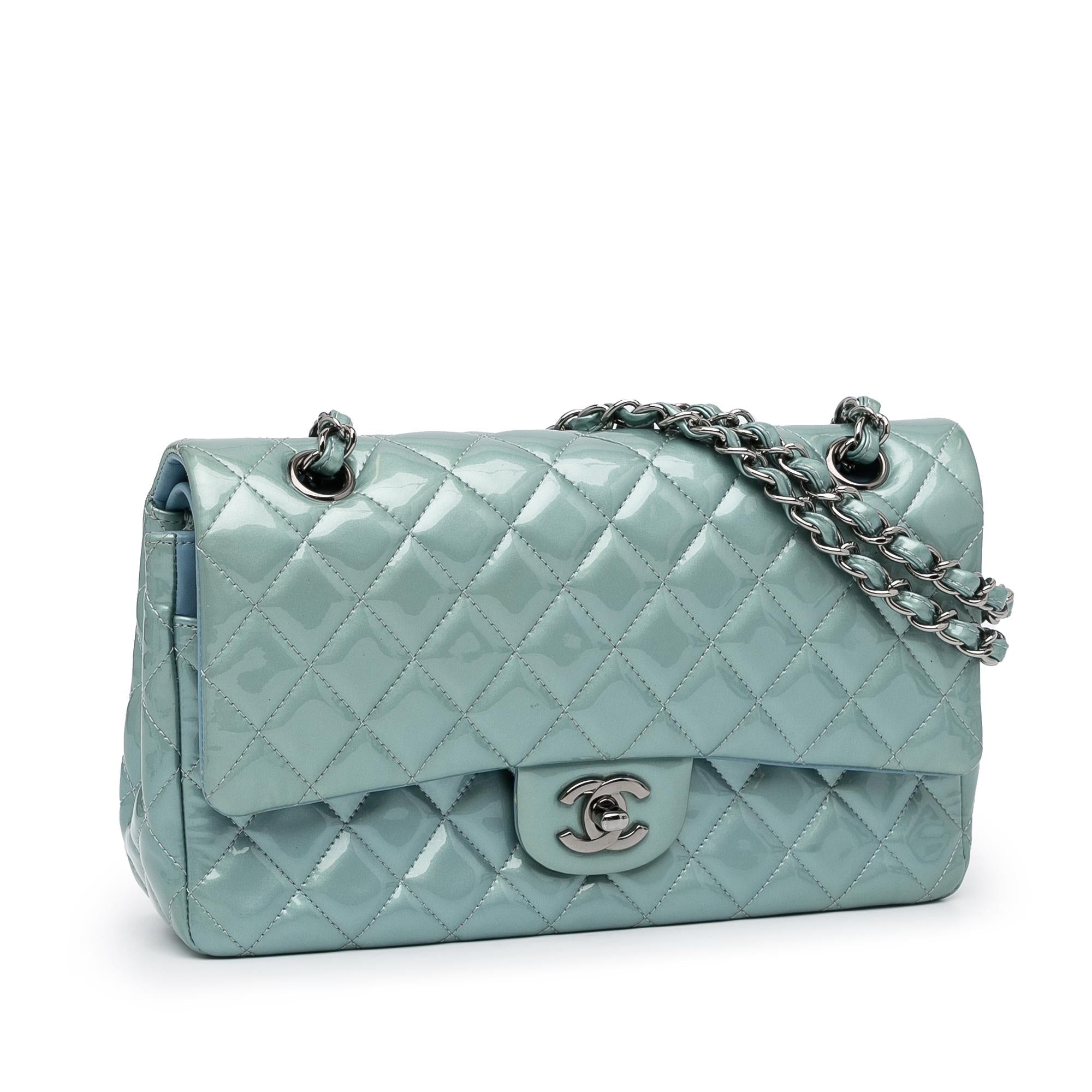 Chanel Medium Classic Patent Double Flap
