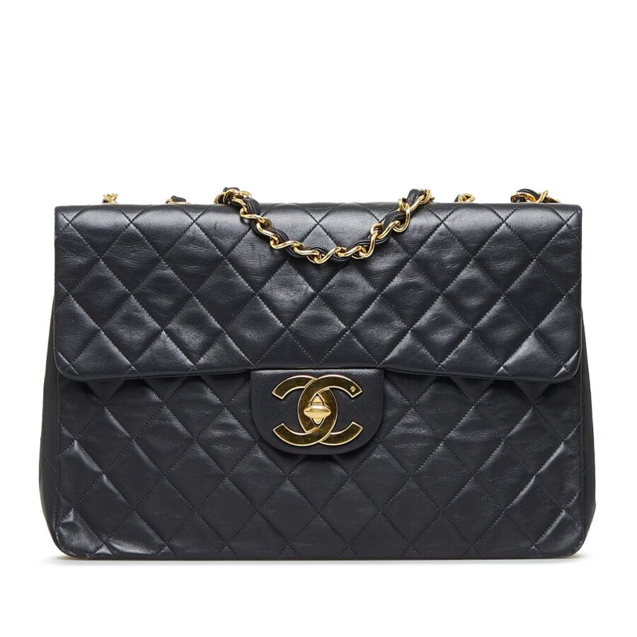 Chanel Maxi Classic Lambskin Double Flap | Studio Nafay