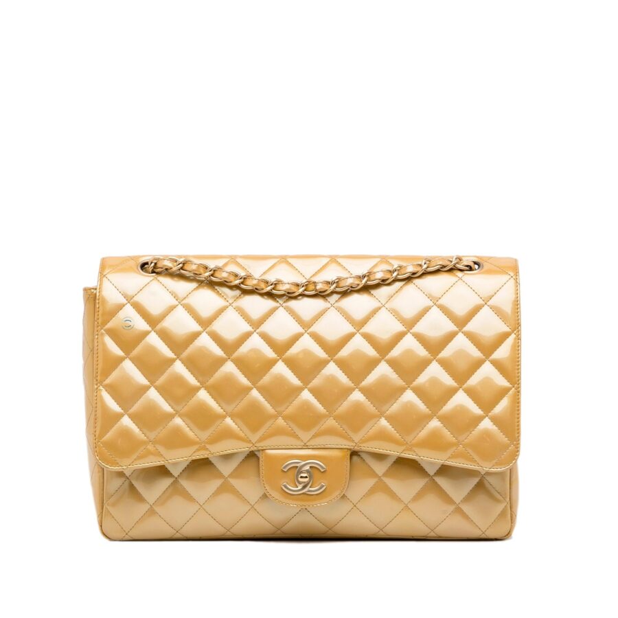 Chanel Maxi Classic Patent Single Flap | Studio Nafay