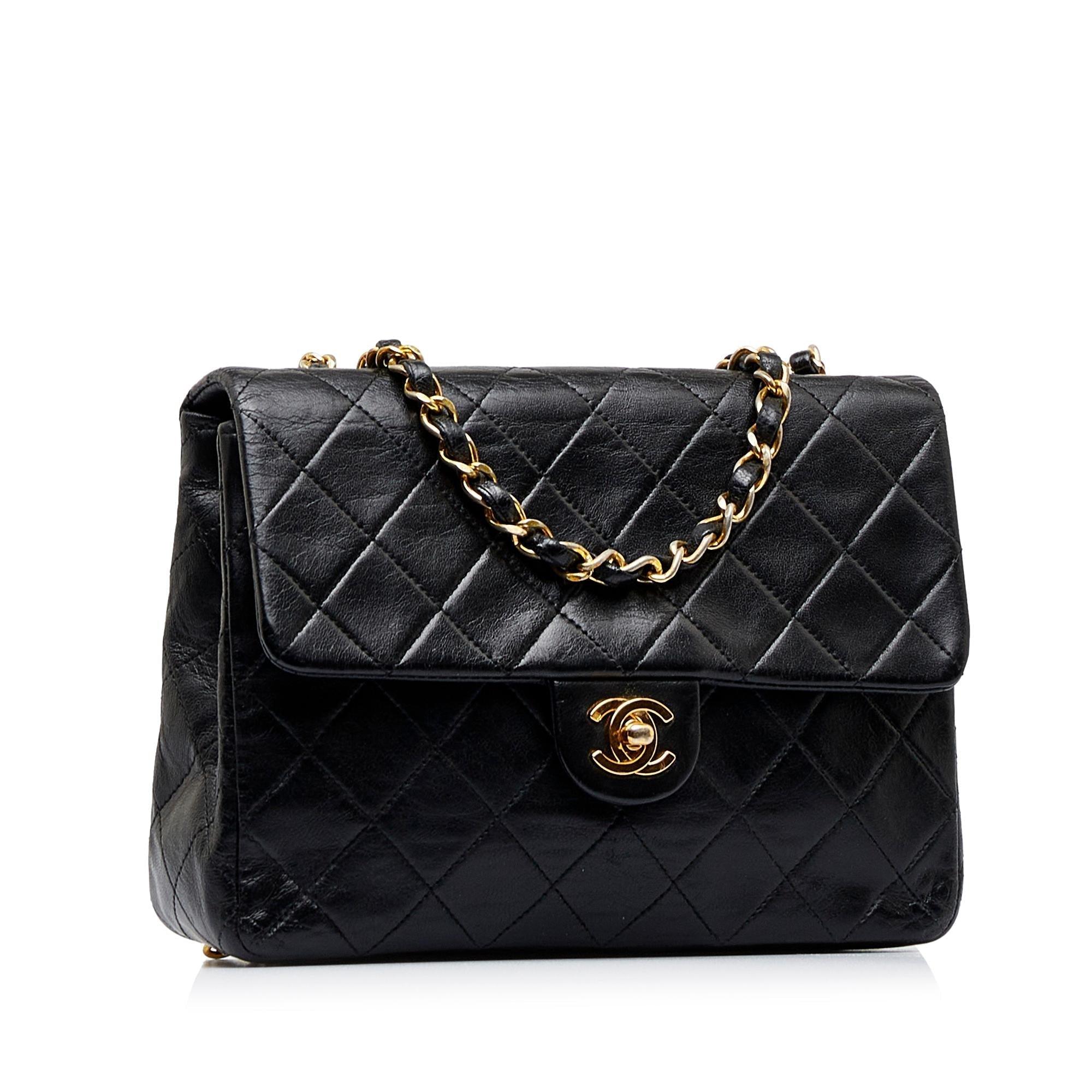 Chanel Medium Classic Lambskin Single Flap Bag - Product Image 2