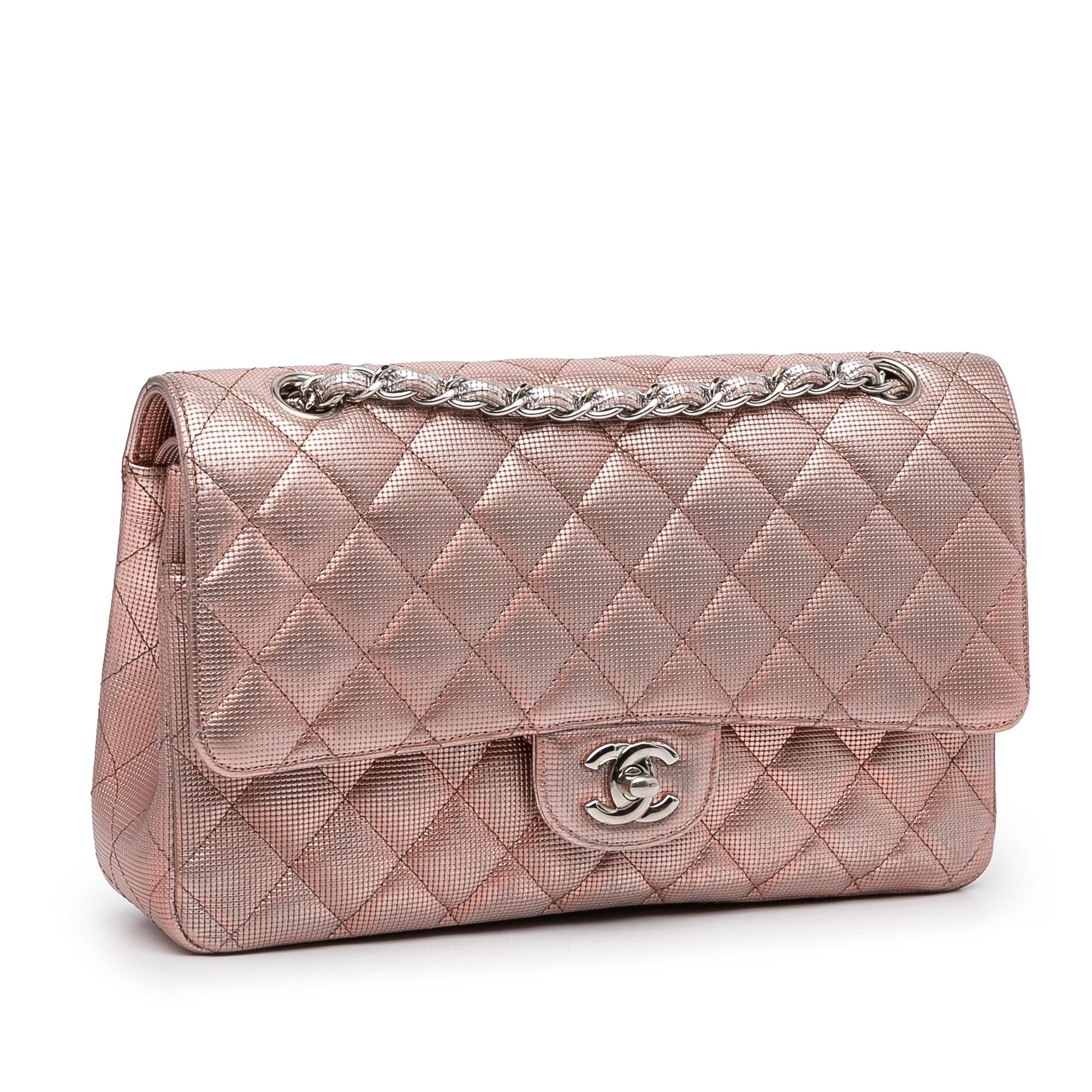 Chanel Medium Classic Pixel Effect Double Flap