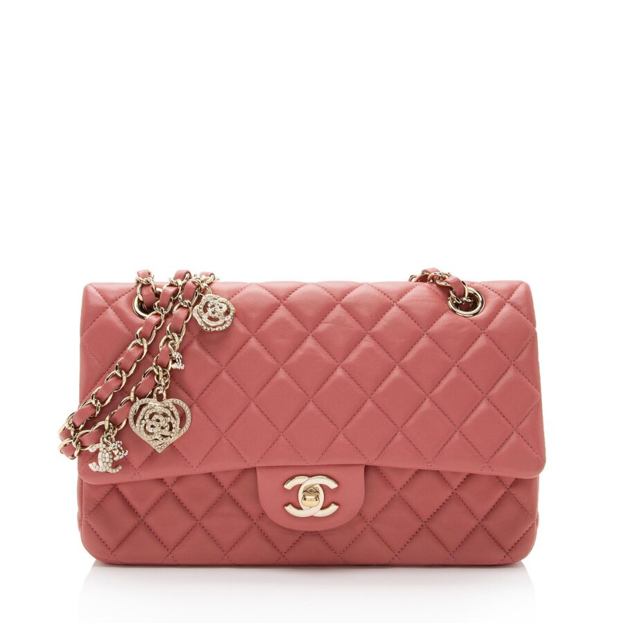 Chanel Limited Edition Lambskin Valentine Classic Medium Single Flap Bag | Studio Nafay