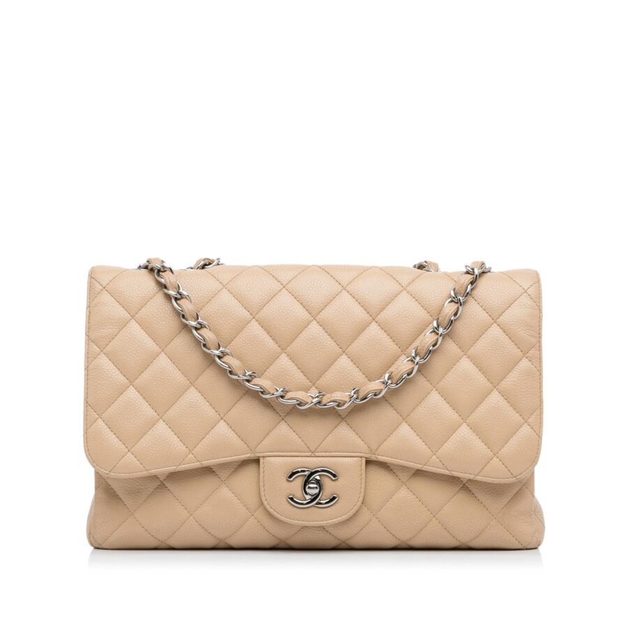 Chanel Jumbo Classic Caviar Single Flap Bag | Studio Nafay