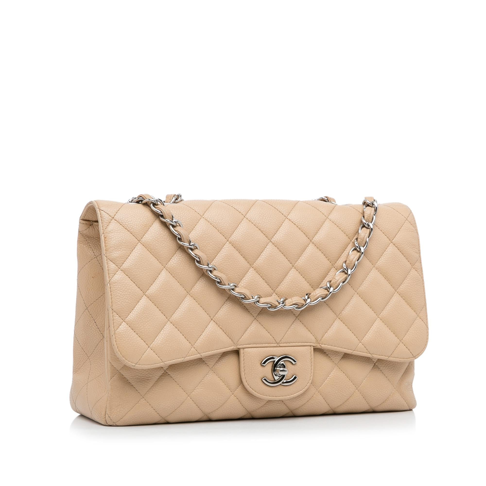 Chanel Jumbo Classic Caviar Single Flap Bag - Product Image 2