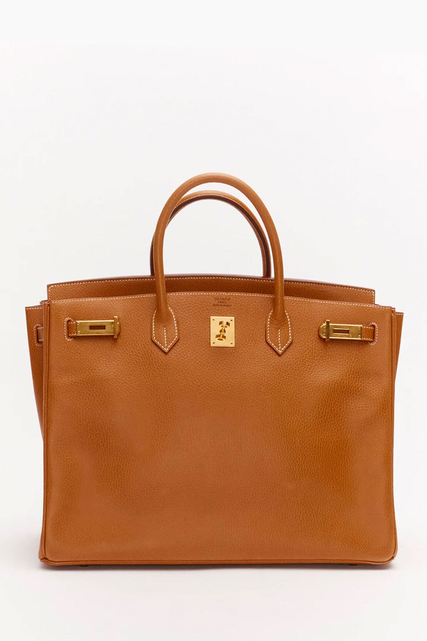 Hermés Caramel Ardennes Leder Birkin 40