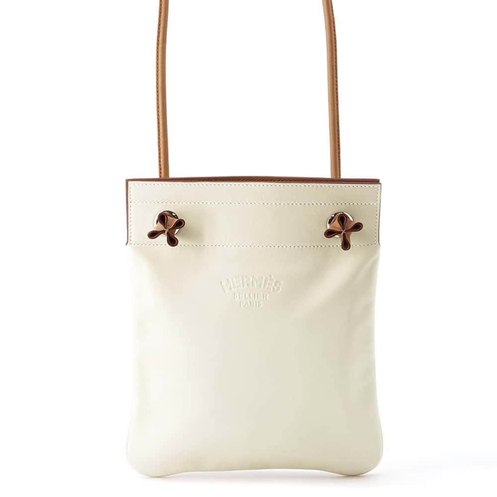 HERMES Aline Beton/Chai Swift Leder Größe Mini