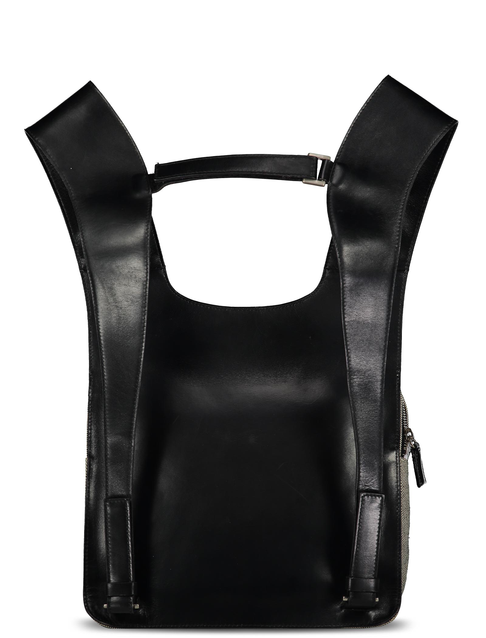 Spring Black Canvas Chest Rig Backpack
