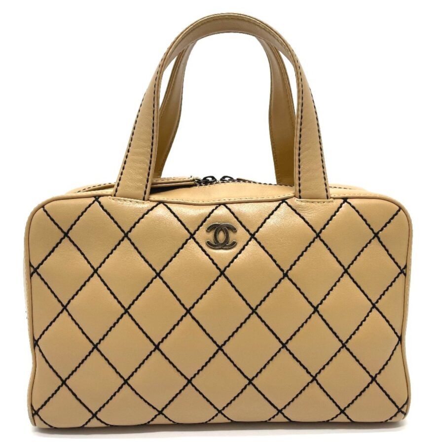 Chanel CC Mark Bag Tote Bag Hand Bag Beige | Studio Nafay