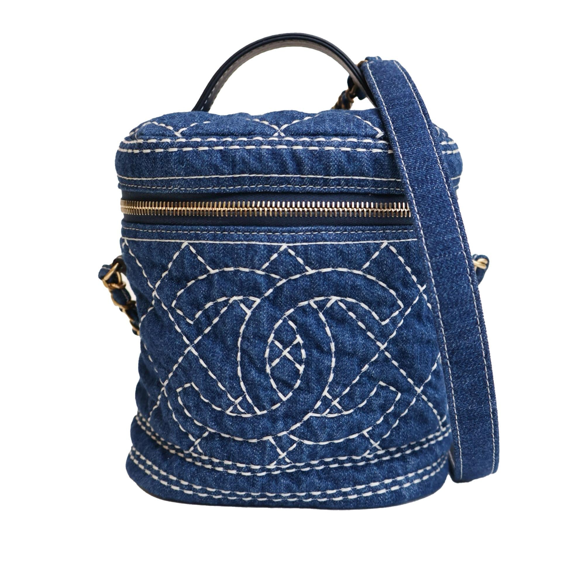 Chanel CC Denim Vanity Bag