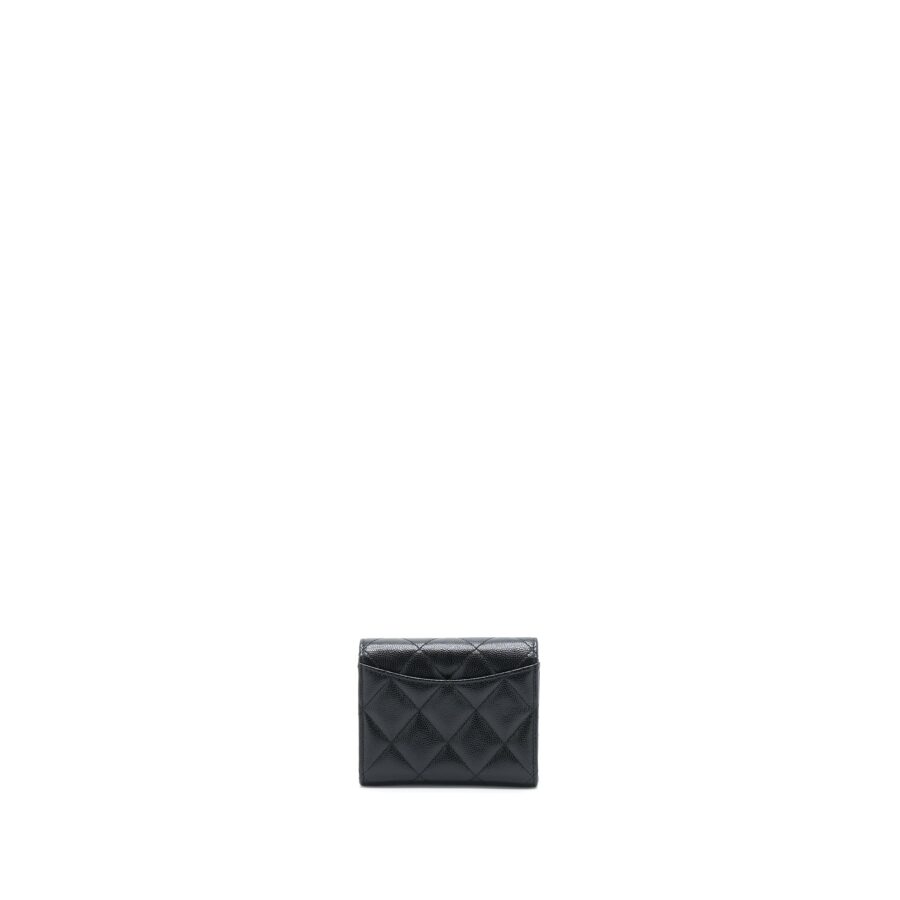 Chanel Card Holder On Chain Caviar Black LGHW | Studio Nafay
