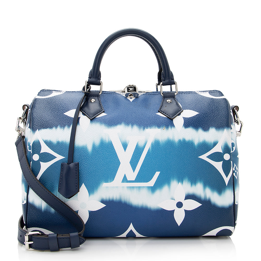 Louis Vuitton Giant Monogram Canvas Escale Speedy Bandouliere 30 Satchel