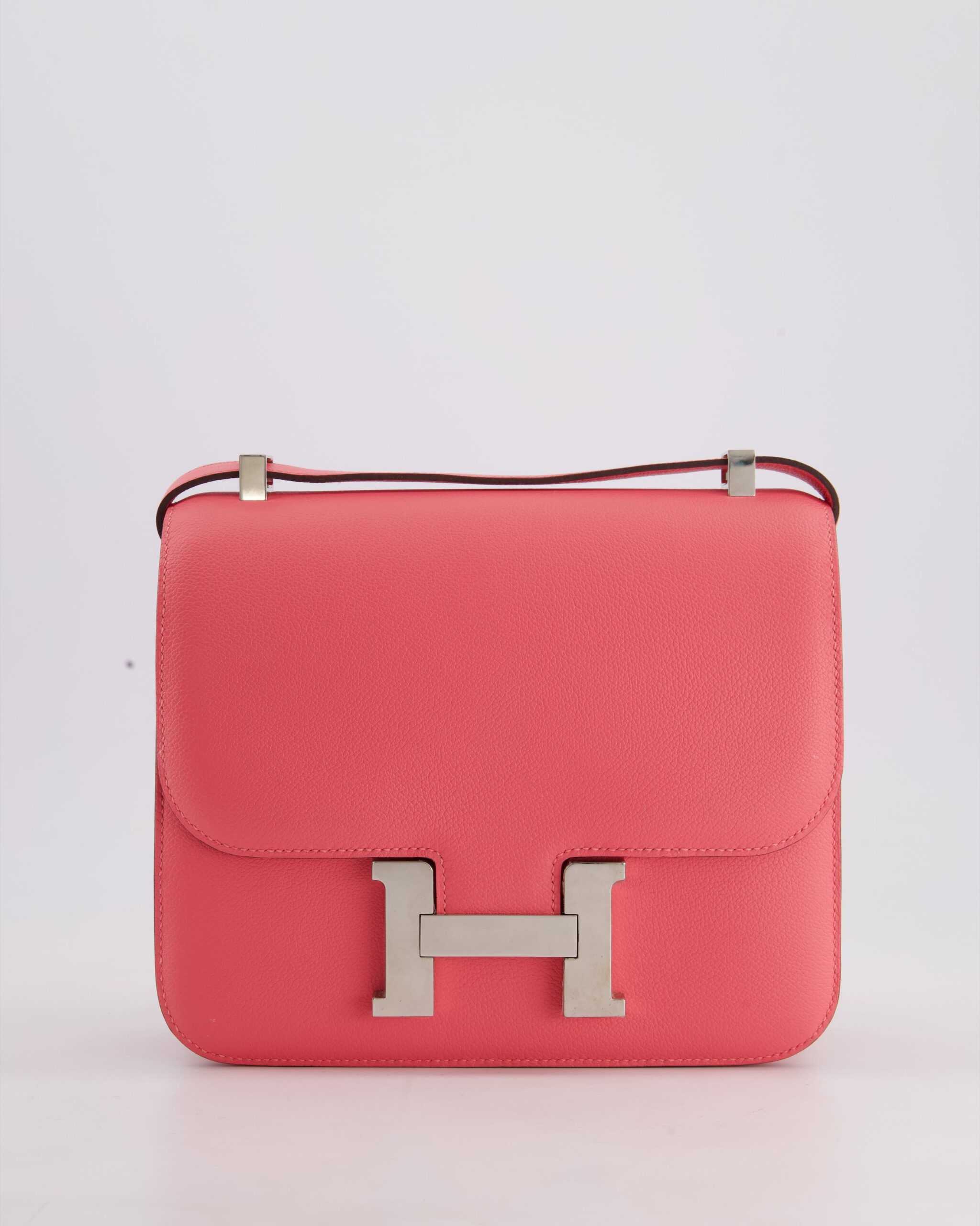 *HOT* Hermes Constance III 24 Bag in Rose Azalee Pelle Evercolour con Hardware in palladio
