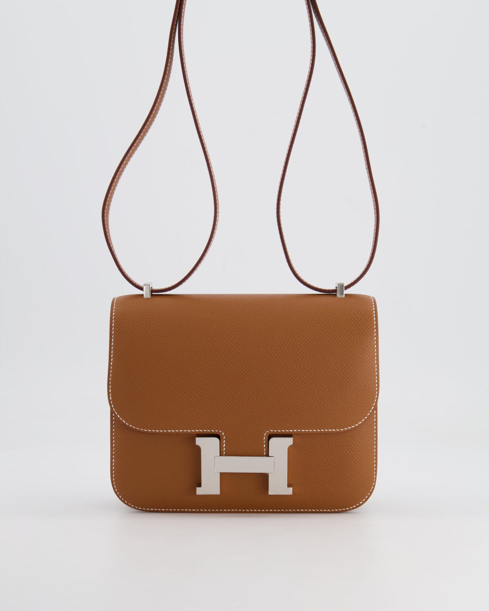 *HOT* Hermes Constance III 18 Miroir Bag in Gold Epsom Leather with Palladium Hardware