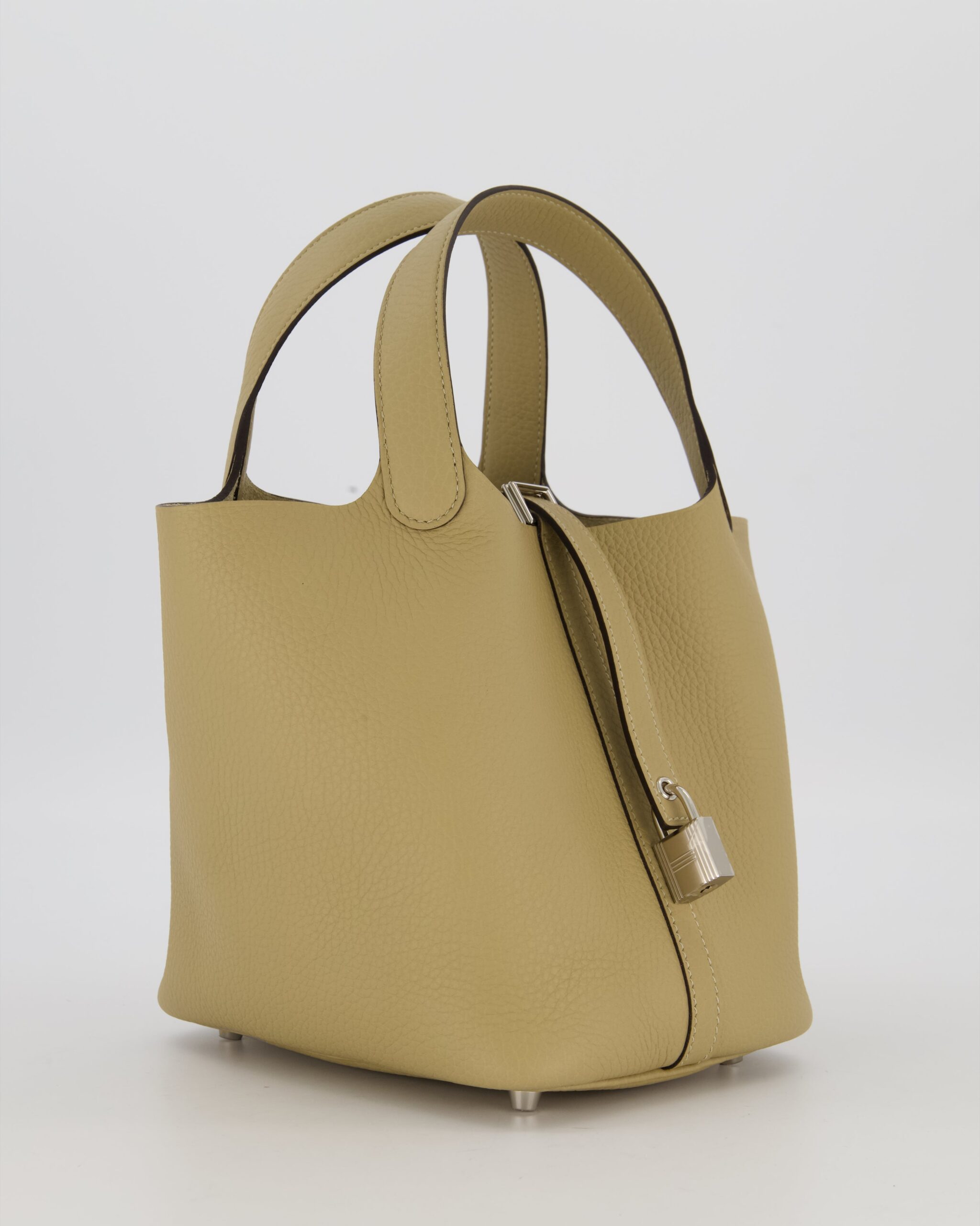 *HOT COLOUR* Hermes Picotin Lock Bag 18cm in Trench Clemence Leather with Palladium Hardware