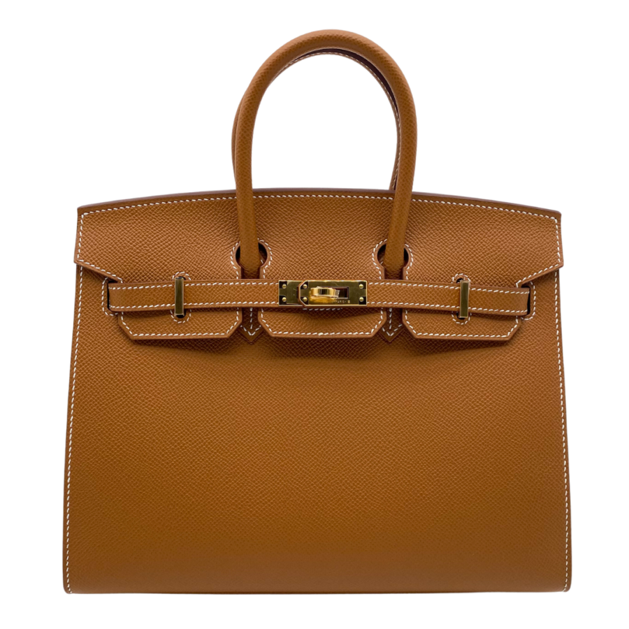Hermes25cm Birkin Sellier Gold Epsom Leather Gold Hardware | Studio Nafay