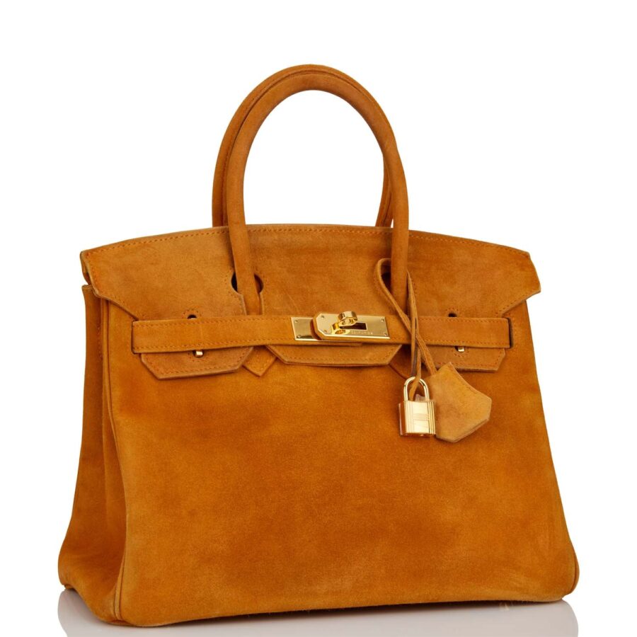 Hermes Birkin 30 Orange H Doblis Gold Hardware | Studio Nafay