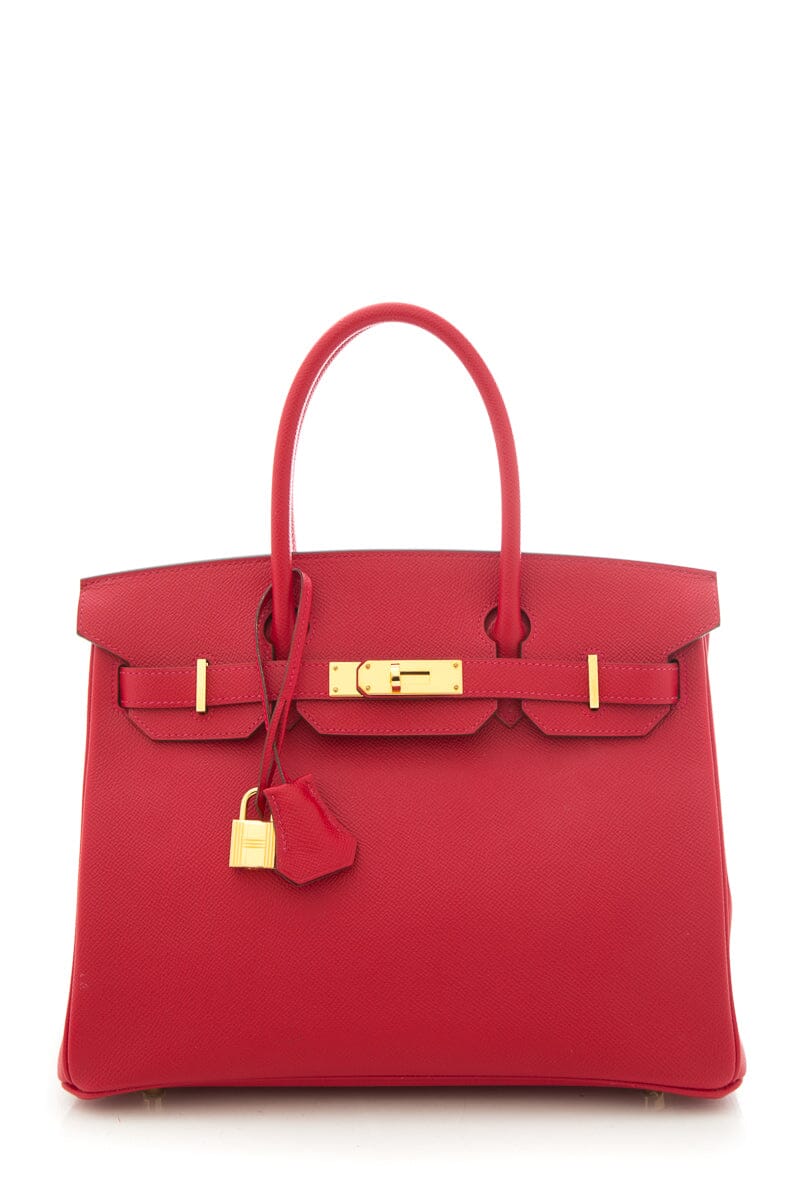 HermesRouge Casaque Epsom Pelle Birkin 30 CM