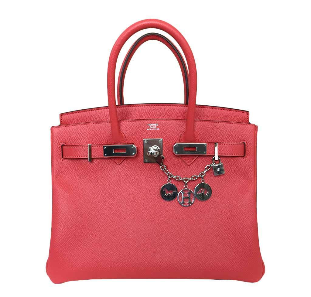 HermesBirkin 30 Rose Jaipur Bag PHW - Product Image 2