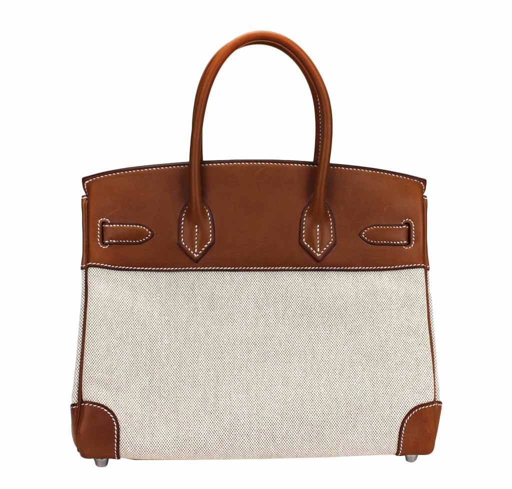 HermesBirkin 30 Bag Toile Natural - Product Image 2
