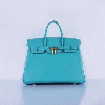 Hermes Birkin 35cm Togo Leather Handbags Emerald Green Golden | Studio Nafay