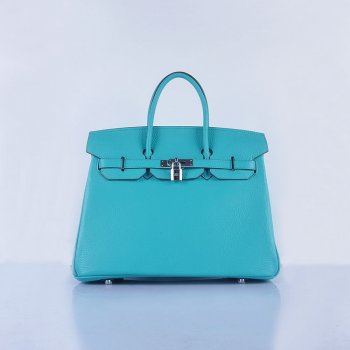 Hermes Birkin 35cm Togo Leather Handbags Emerald Green Silver | Studio Nafay