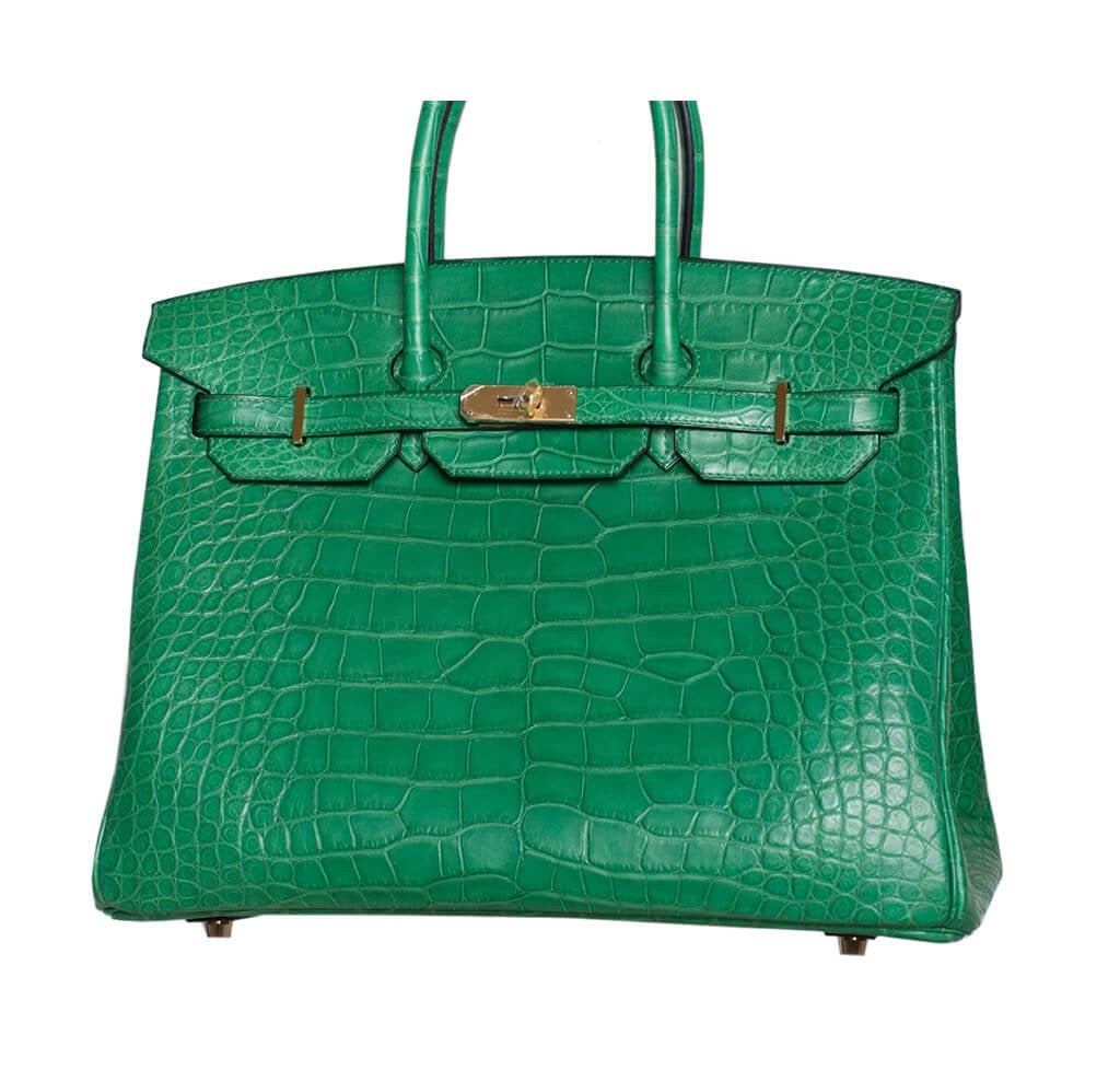HermesBirkin 35 Bag Cactus Matte Alligator - Product Image 2