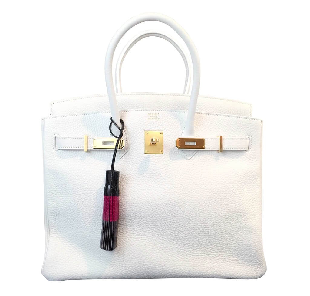 HermesBirkin 35 Bag Blanc Taurillon Clemence - Product Image 2