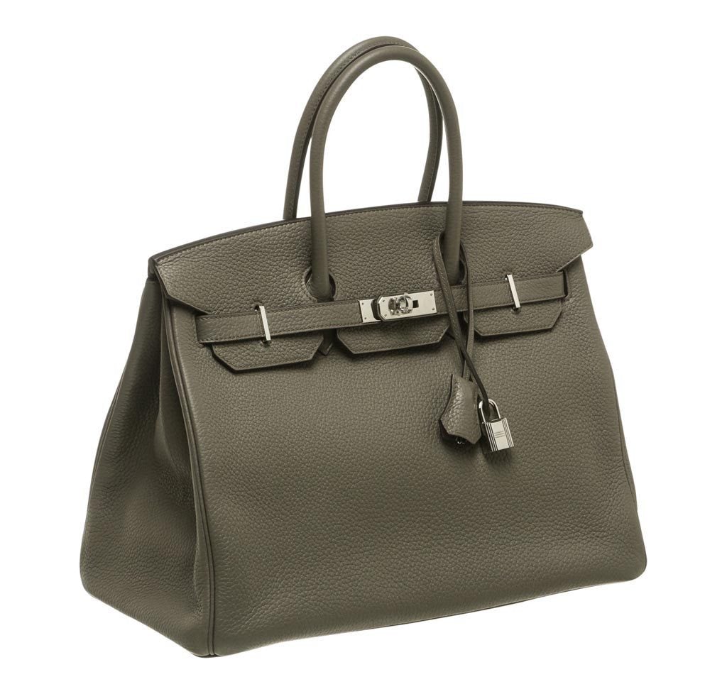 HermesBirkin 35 Etain Bag PHW - Product Image 2