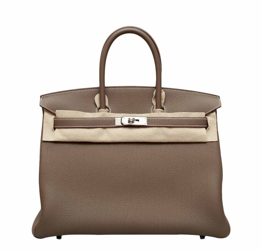 HermesBirkin 35 Etoupe Bag Togo PHW - Product Image 2