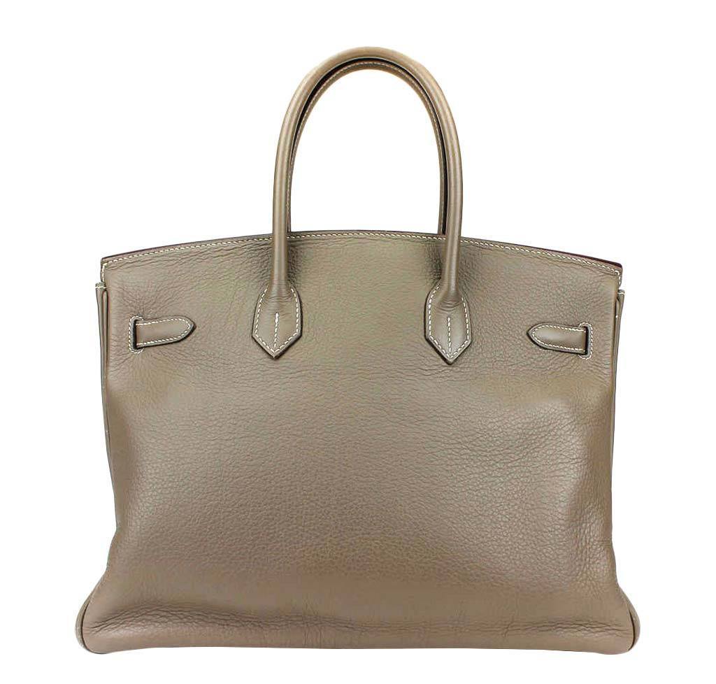 HermesBirkin 35 Etoupe Taupe Bag PHW - Product Image 2