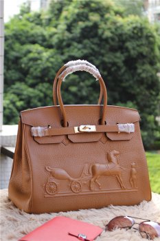 Hermes Birkin Horse Togo Leather Brown 35cm | Studio Nafay