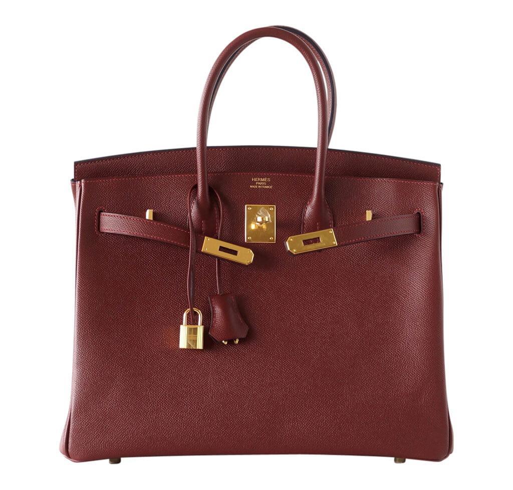 Hermescontour Birkin 35 Rouge H Limited Edition Bag
