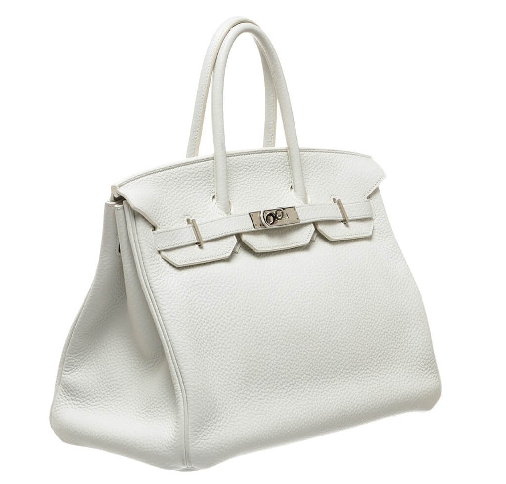 Hermestogo Birkin Bag 35cm White