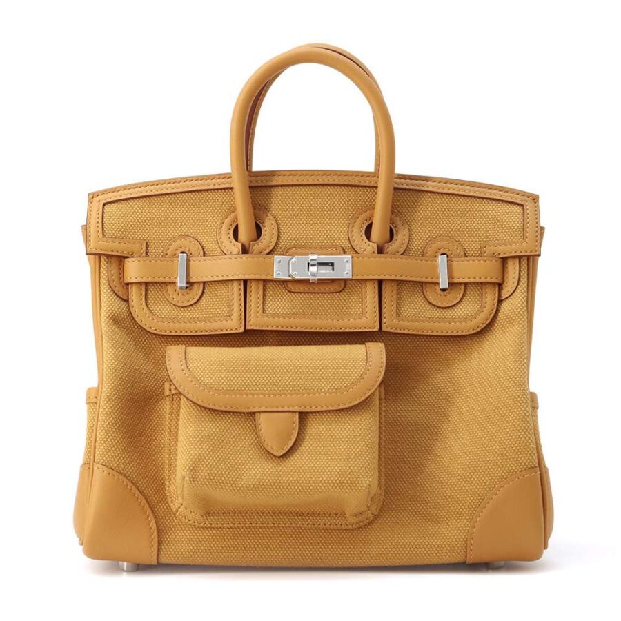 HERMES Birkin Cargo Sesame Towar Goeran Swift Leather Size 25 | Studio Nafay