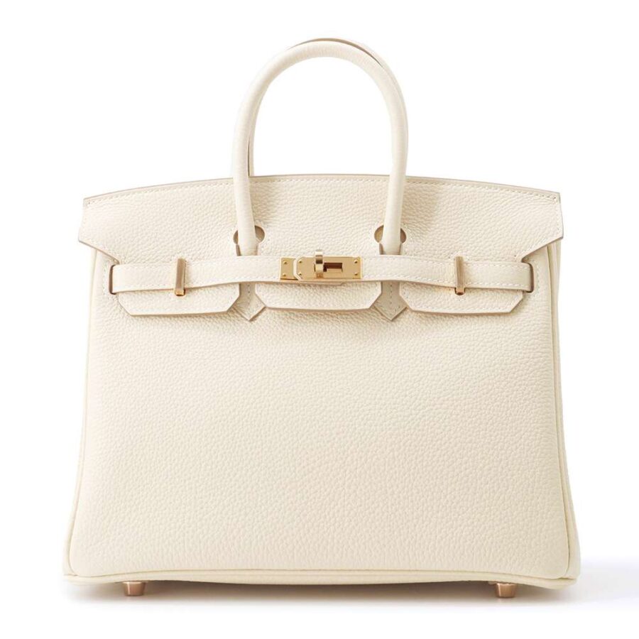 HERMES Birkin Craie Togo Leather Size 25 | Studio Nafay