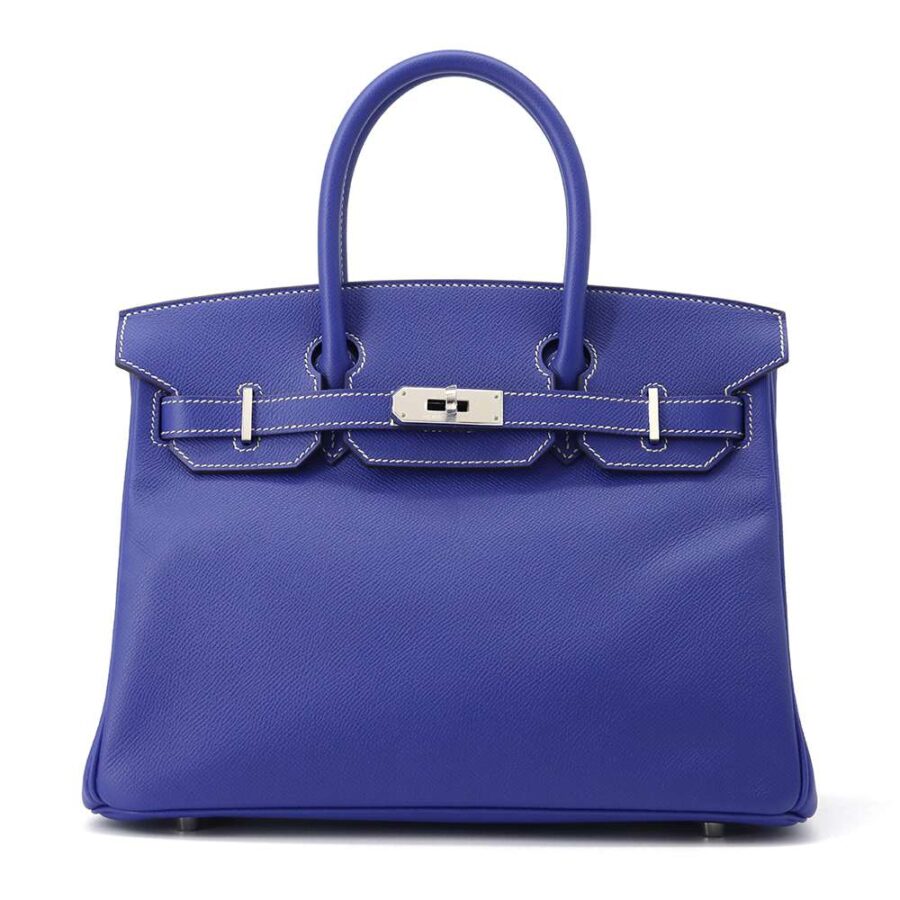 HERMES Birkin candy Blue Electric/ Mykonos Epsom Size 30 | Studio Nafay