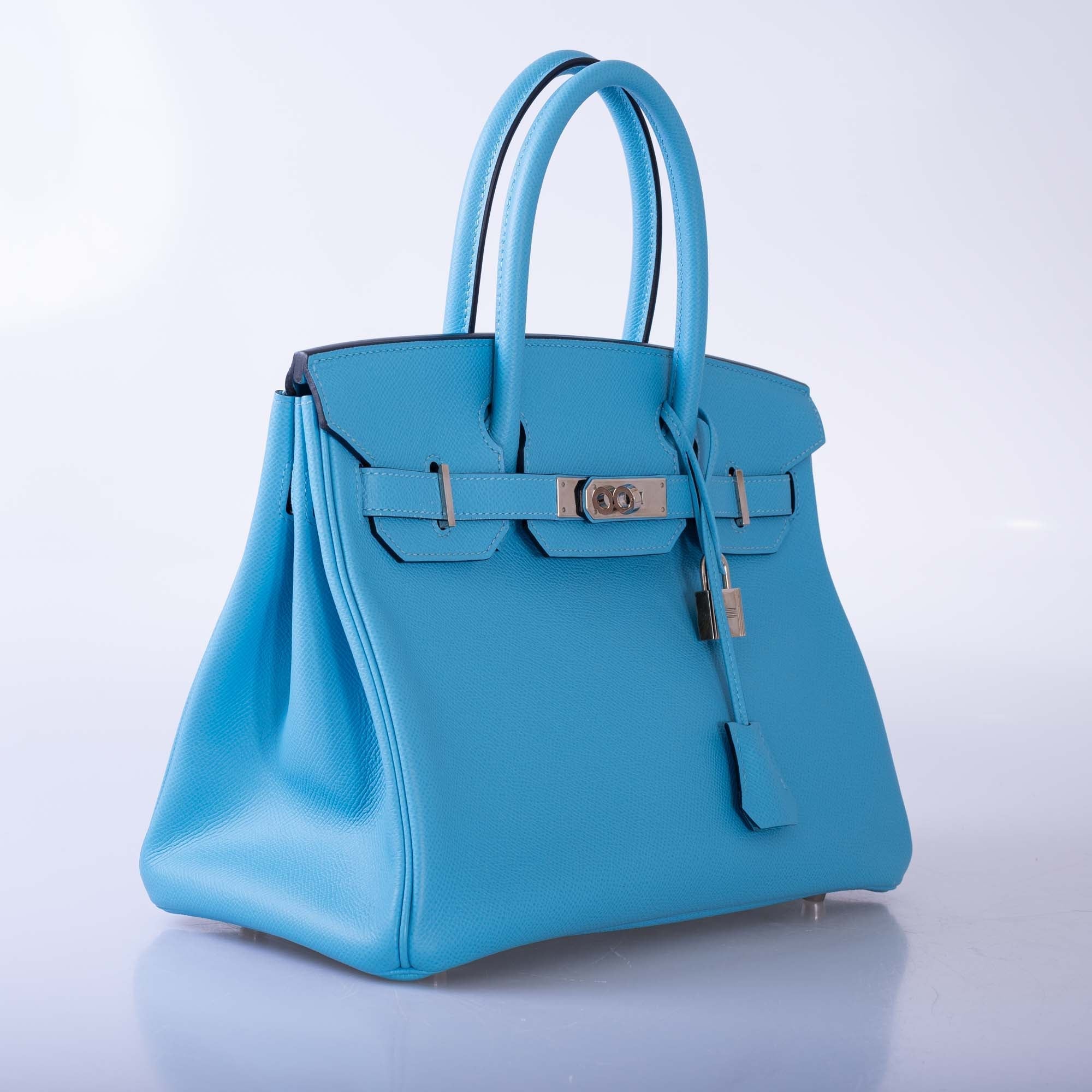 HermesBirkin 30 Bleu du Nord Epsom Palladium Hardware - Product Image 2